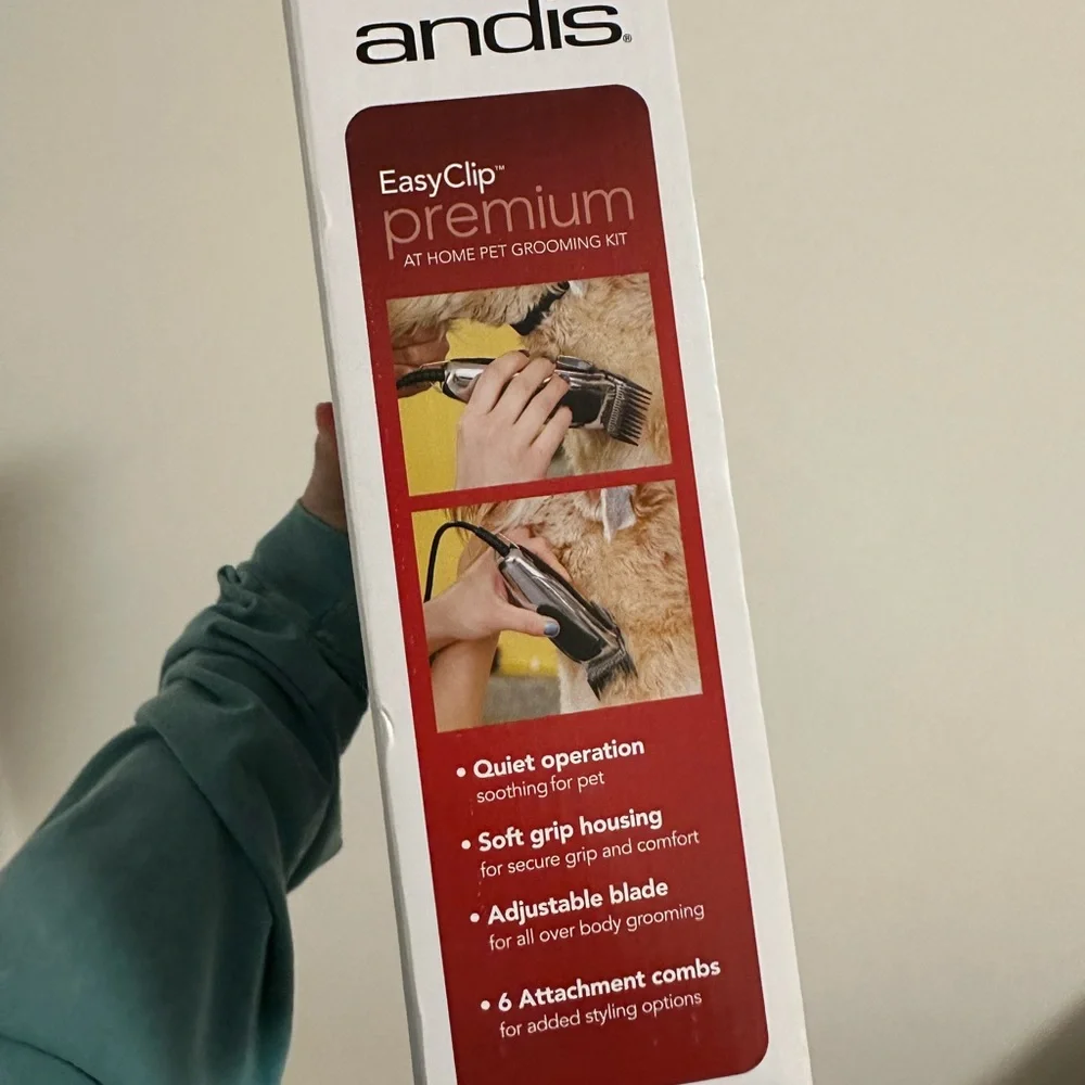 Andis EasyClip premium at home pet grooming kit